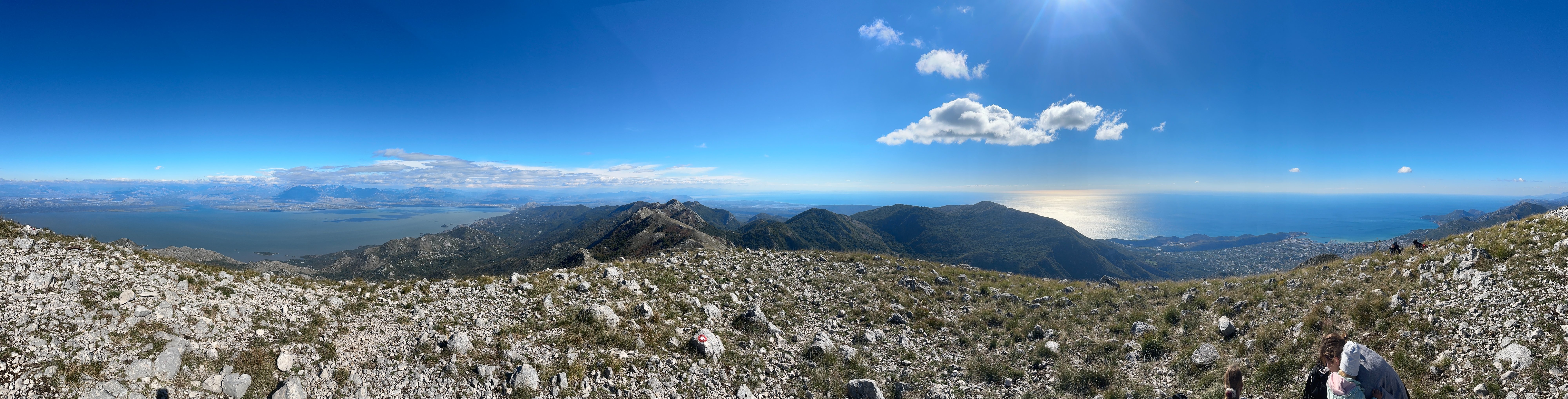 Panorama vom Rumija-Gipfel